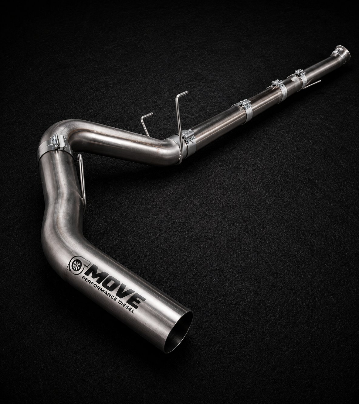 2019-2024 6.7L Cummins 4" Downpipe Back Exhaust