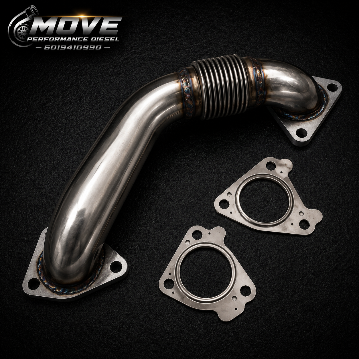 2001-2016 6.6L Duramax LB7 LLY LBZ LMM LML Up-Pipe(Passenger Side)